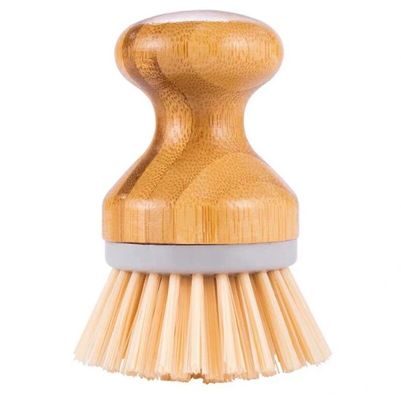 1Pcs Washing Utensils Pot Dish Brush Wooden Handle Cleaning Tools Wash Pot Brush Kitchen Cleaning Tools: Default Title