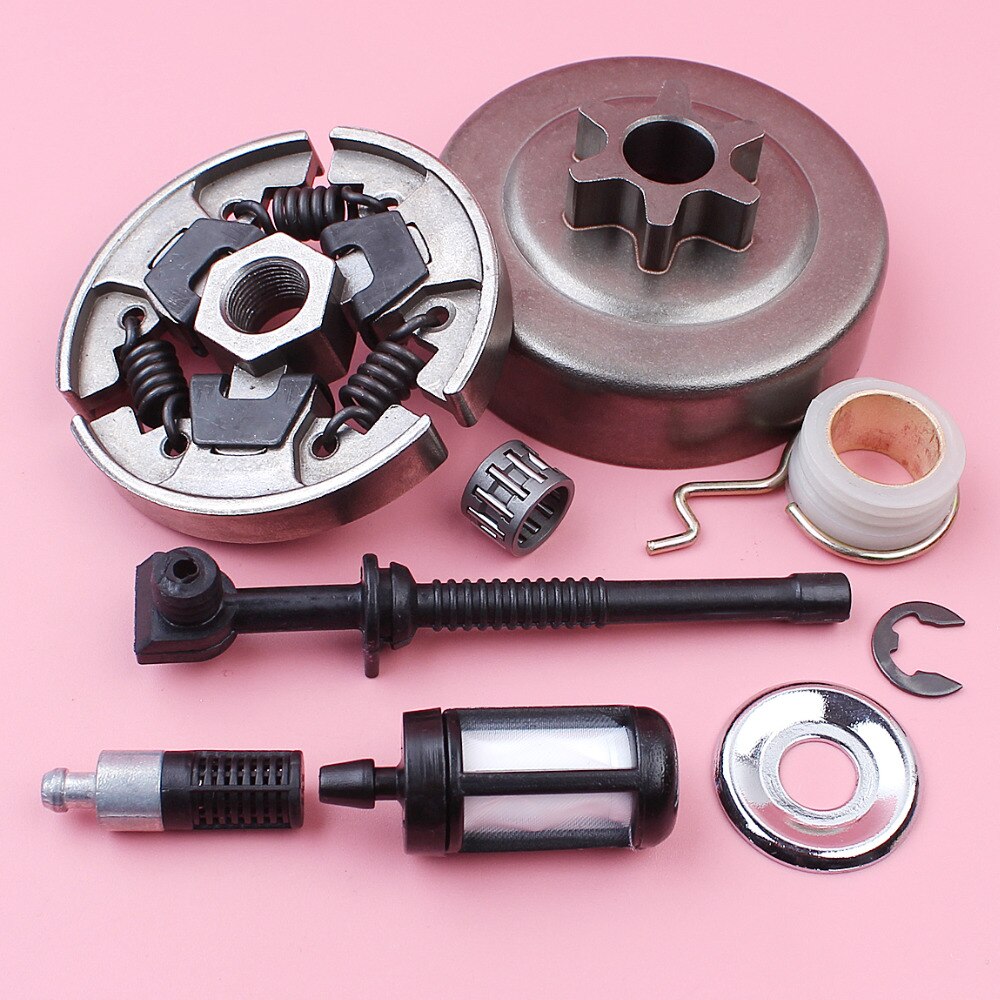 3/8 Pitch 6 Tanden Clutch Tandwiel Drum Voor Stihl MS180 MS170 018 017 MS 180 170 Kettingzaag Stookolie Filter line Pomp Wormwiel