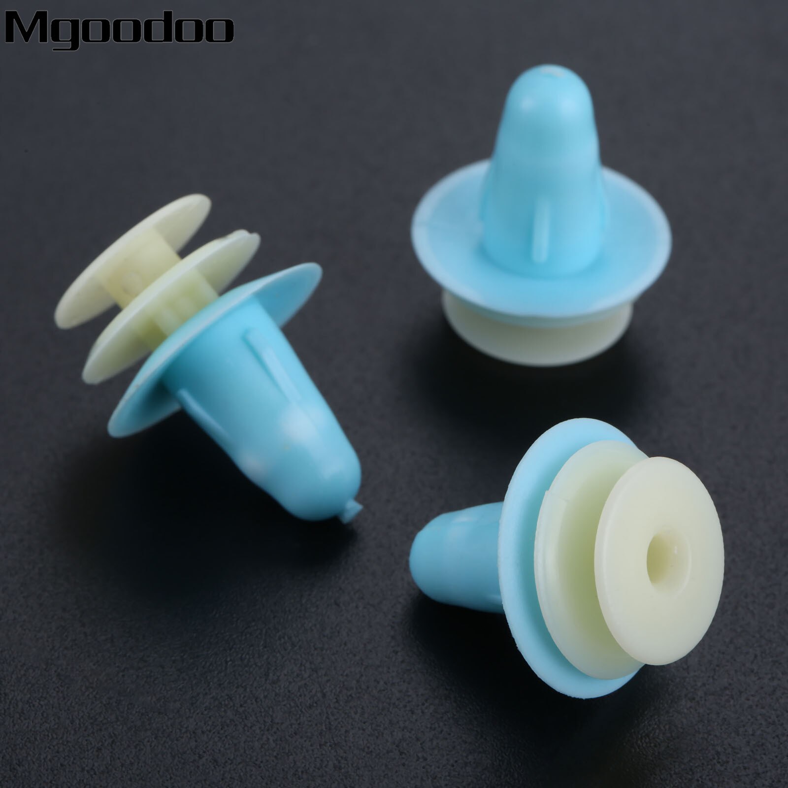 Mgoodoo-sujetadores de plástico para puerta de coche, Clip fijo a juego para puerta Interior, macho y hembra, apto para V W, Honda, Toyota, 50 Uds.