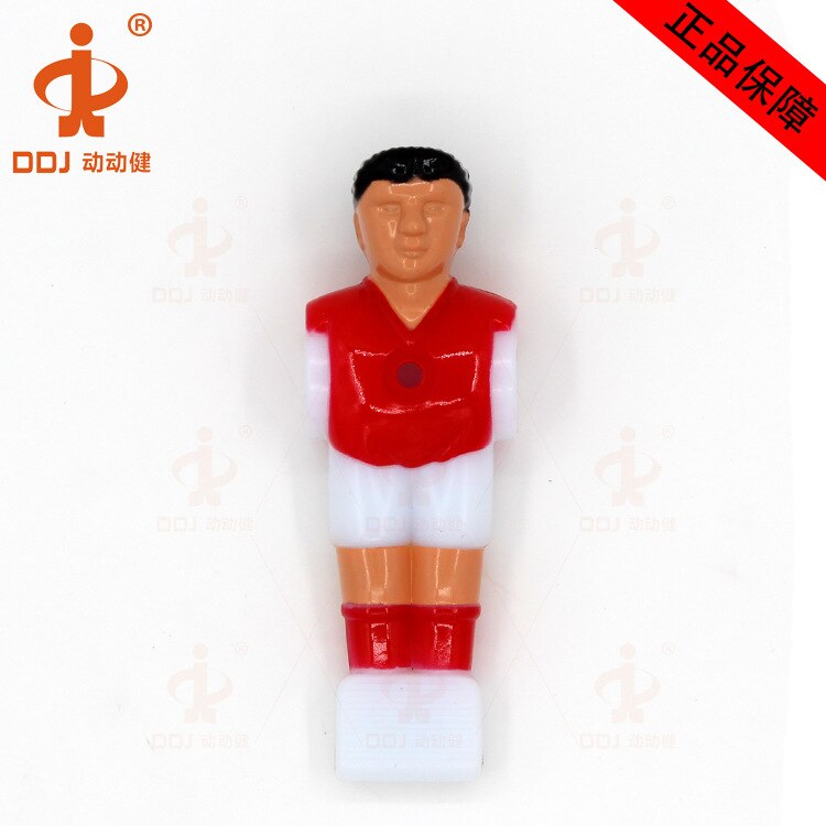 11 teile/satz Mini TischfußBall Spiele FußBall maschine puppe Spielzeug FußBall Tisch Spieler Kunststoff Kicker Tisch FußBall Spieler (16mm): rot