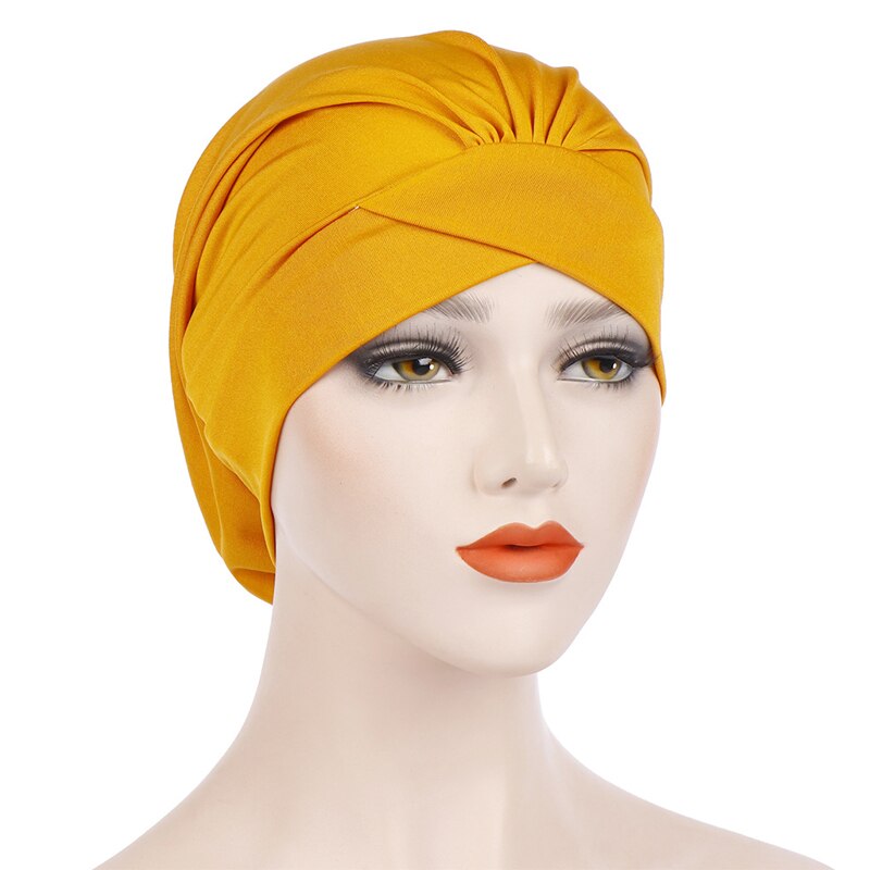Casquette pour cheveux longs, confortable, doux, lisse, large, latéral, chapeau de nuit, Turban, chimiothérapie, indien, pour Salon de maison