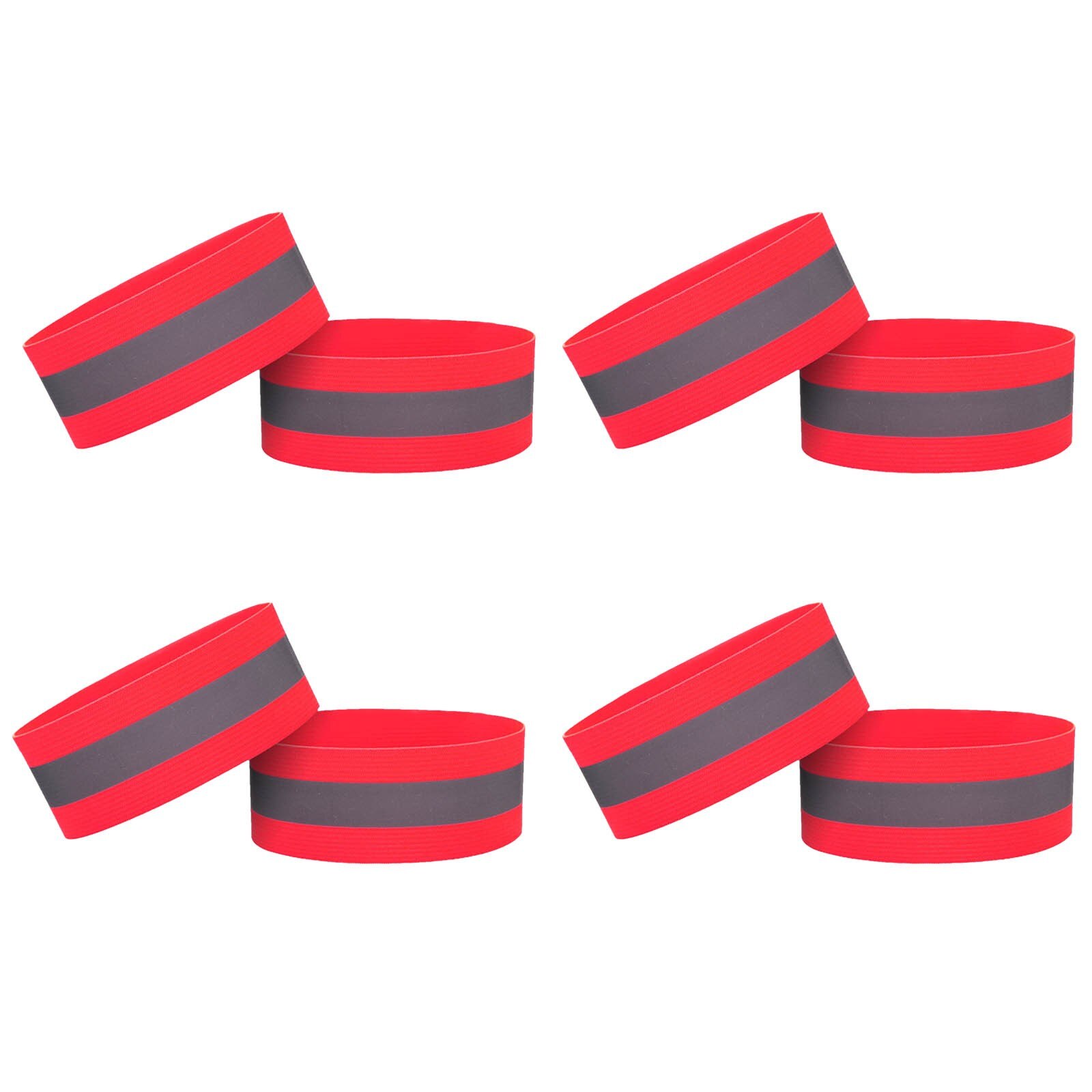 4# Luminous Arm Band Sports Reflective Safety Belt Night Run Armband Outdoor Sports Night Running Cycling Jogging Arm Strap: RD