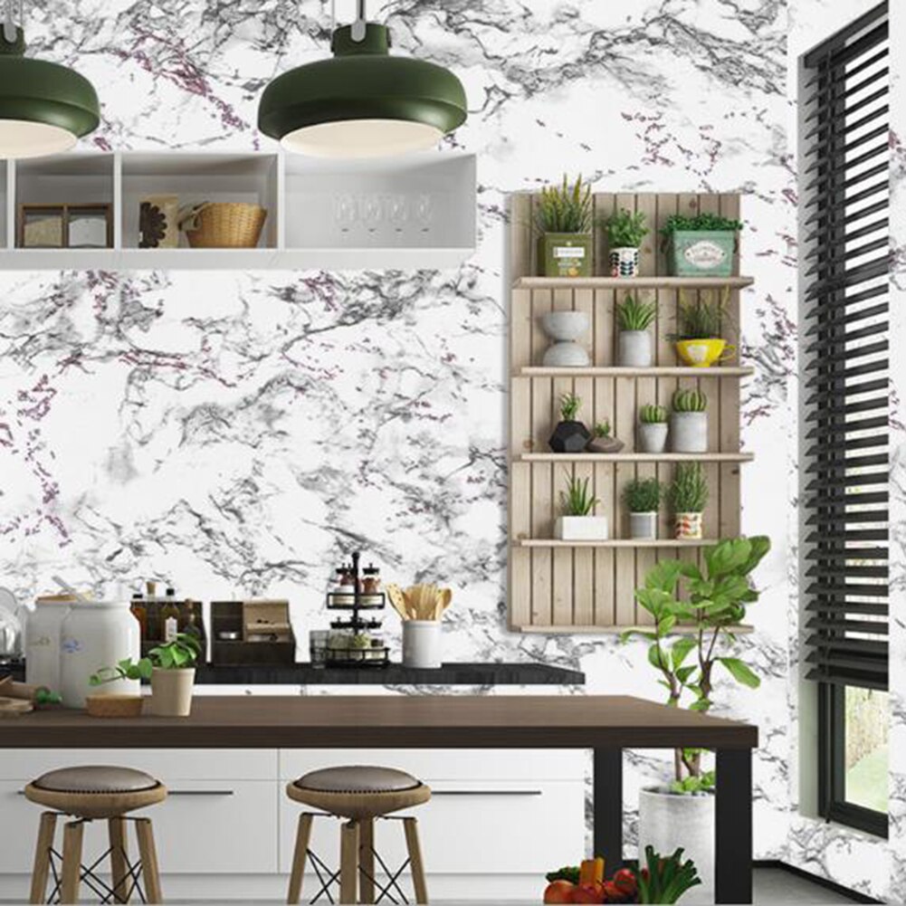 Granite Appearance, Marble Effect, Contact Paper Film, Vinyl Self-adhesive Wall Sticker, Contact Paper Decoration Protection