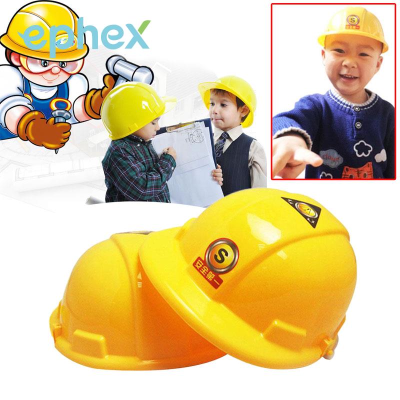 Ephex Baby Cap Role Playing Simulation Children Engineer Helmet Safety Hard Pretend Pretend