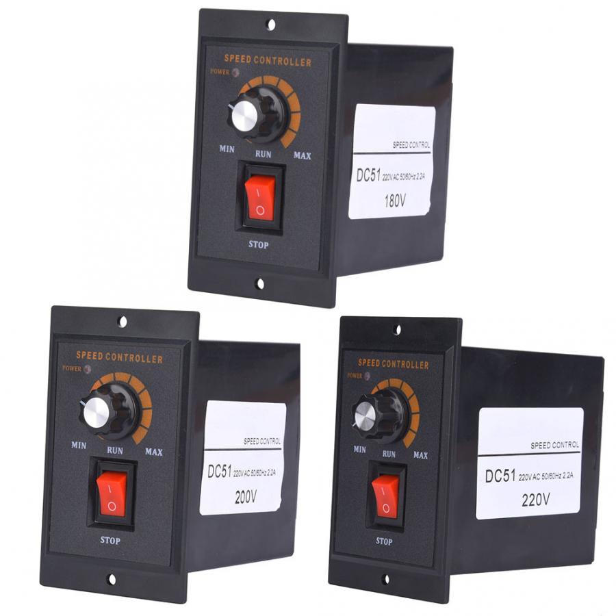 DC-51 DC Motor Regulator Permanent Magnet Controller 220VAC 120W 2.2A Forward Rotation 180VDC/200VDC/220VDC Motor Governor