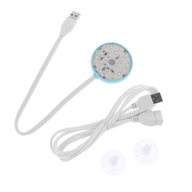 360 Degree Aquarium Fish Tank Mini USB LED Light Water Plant Grow Light Lamp