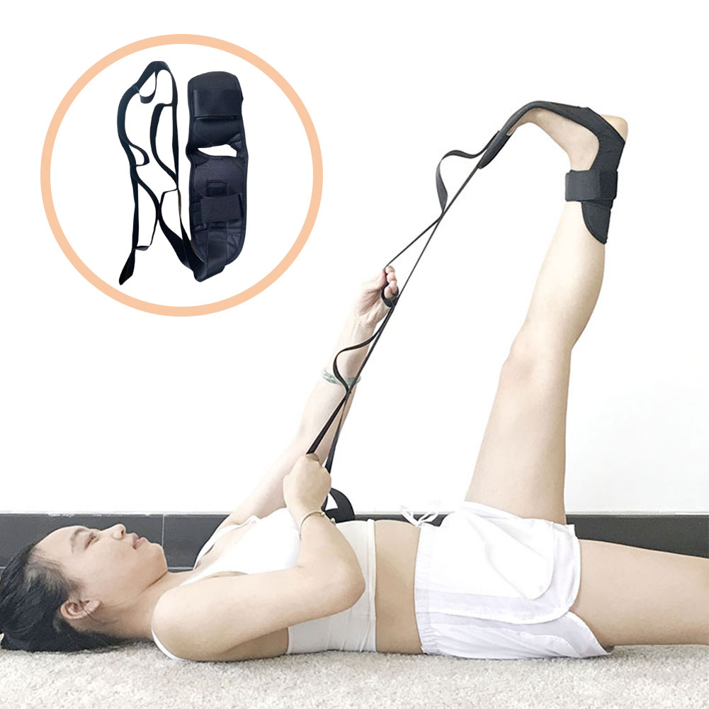 Fitness Foot Flexibility With Loop Plantar Fasciitis Training Resistance Band Yoga Belt Stretch Legs Rehabilitation Workouts