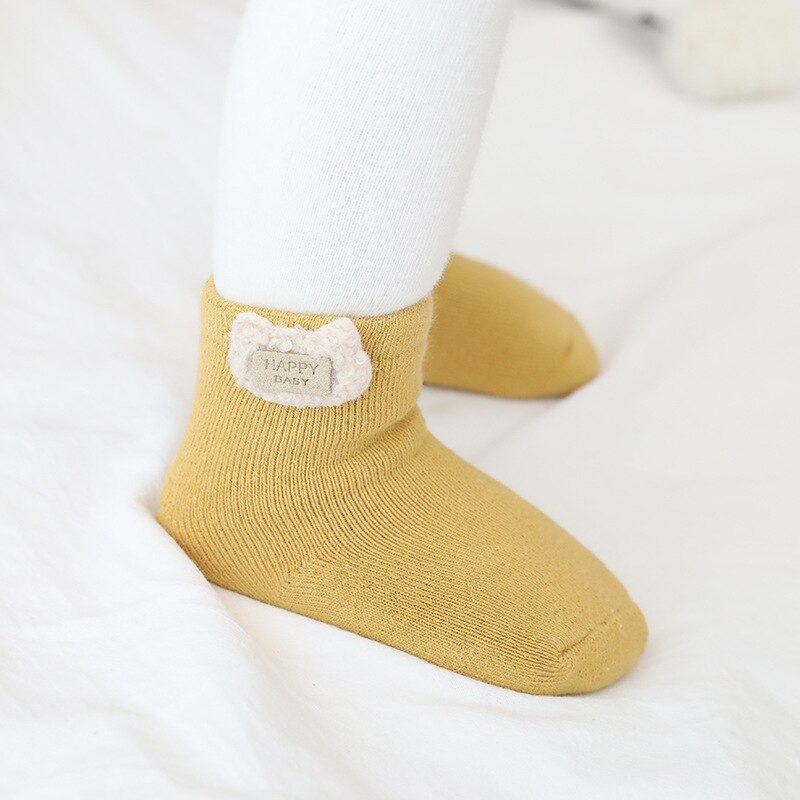3 Paren/partij 0 Tot 24M Herfst Winter Warm Baby Sokken Super Dikke Badstof Sokken Voor Pasgeborenen Zuigelingen Girs Leuke animal Kids Sokken Jongens