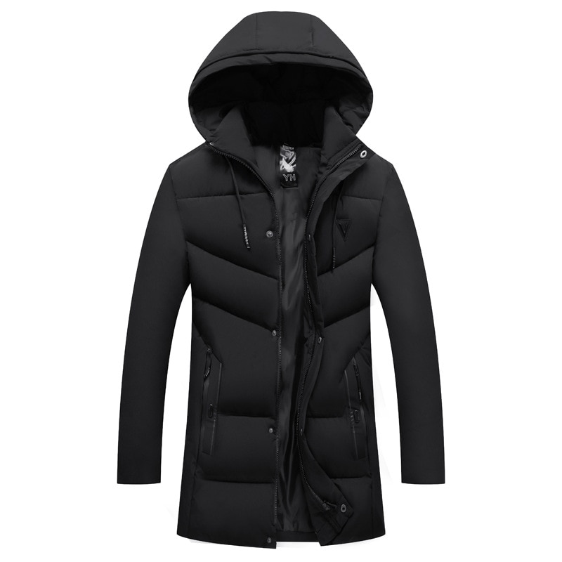 Men's Winter Jacket Coat Hooded Thick Warm Winter Coat for Men Large Size Windbreaker Parkas Coats Jackets Men Clothes,9908