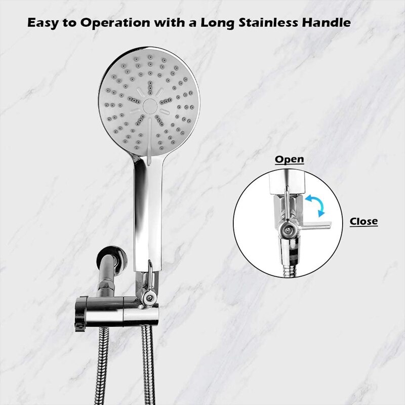 304 Stainless Steel Mini Ball Valve(1/2 Inch Female x Male) NPT Thread, Water Flow Regulator Head Control Valve