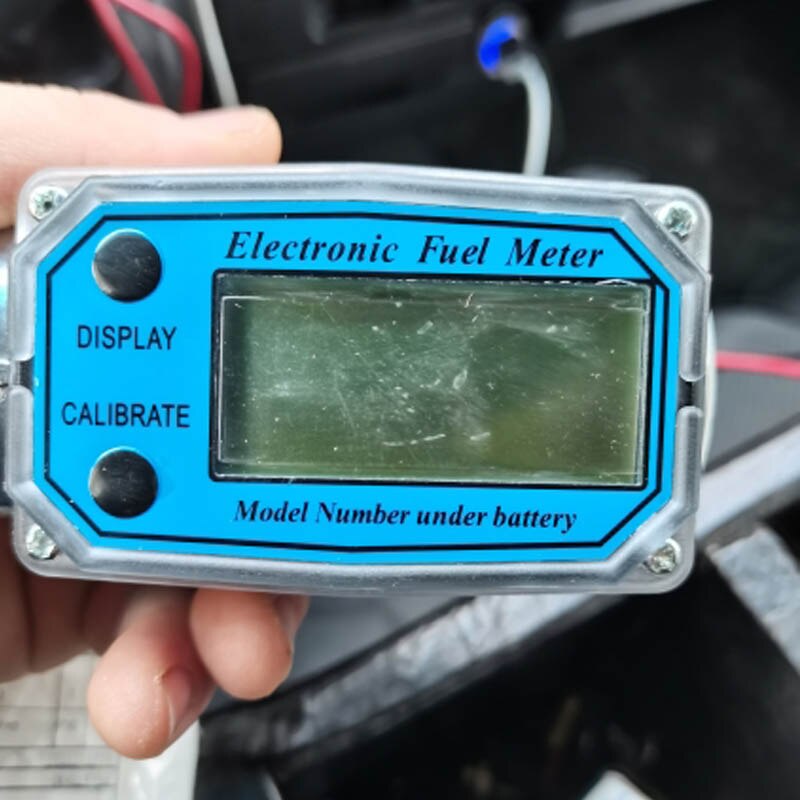 Flowmeter Mini Digitale Turbine Flowmeter Diesel Fuel Flow Meter 15-120L/Min 1 Npt Water Flow Meter Benzine Meten Toegang