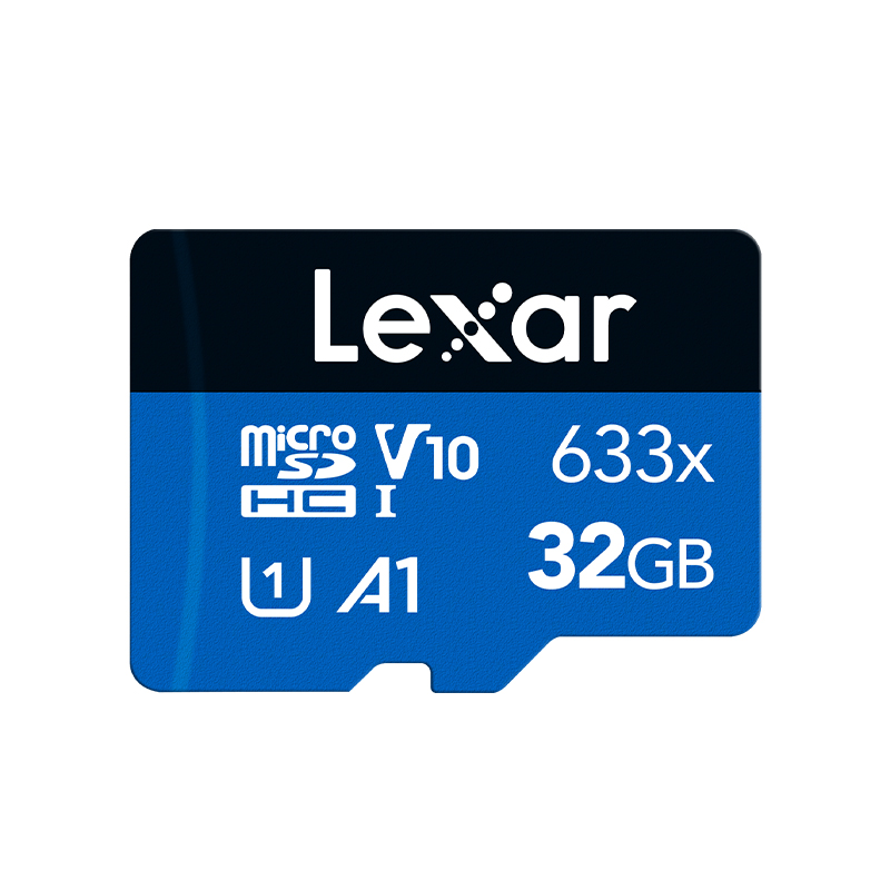 Lexar Micro SD-Karte 32 GB 64 GB 128 GB 256 GB 512 GB Speicherkarte A1 microSD TF-Karte für Telefonspeicher Flash-Karte mit USB 3.2-Leser: 4GB