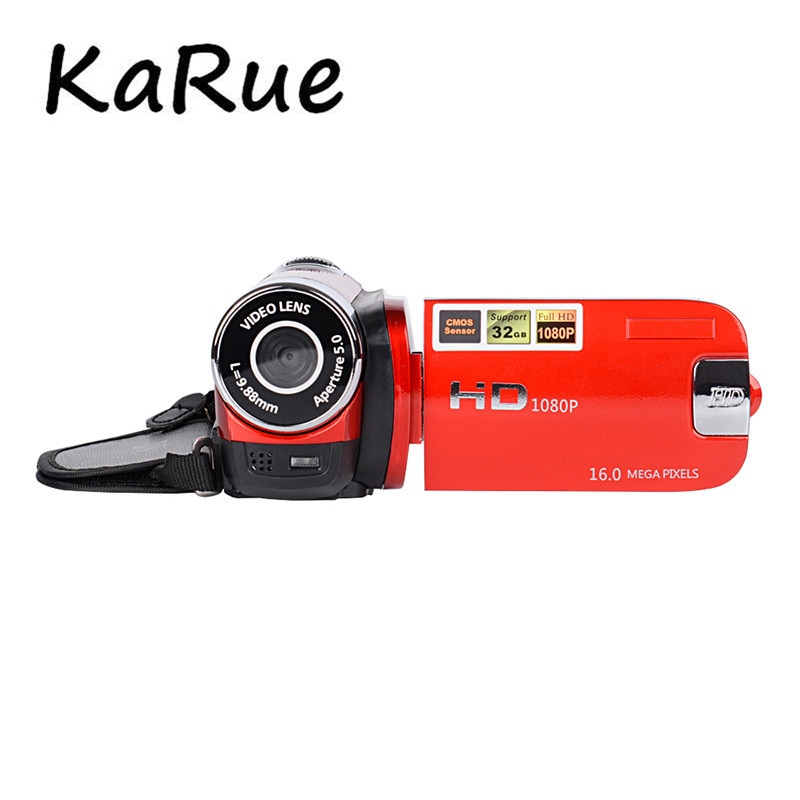 Karue 2018 novo 2.7 polegada 1080p hd câmera digital dvr filmadora de vídeo tft lcd 16x digital zoom 16mp cmos câmera de vídeo digital