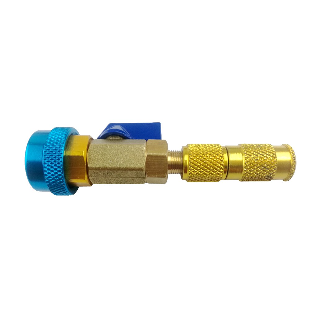 2PCS Car Truck Replacement Valve Core High Low Pressure Side Tool Red & Blue