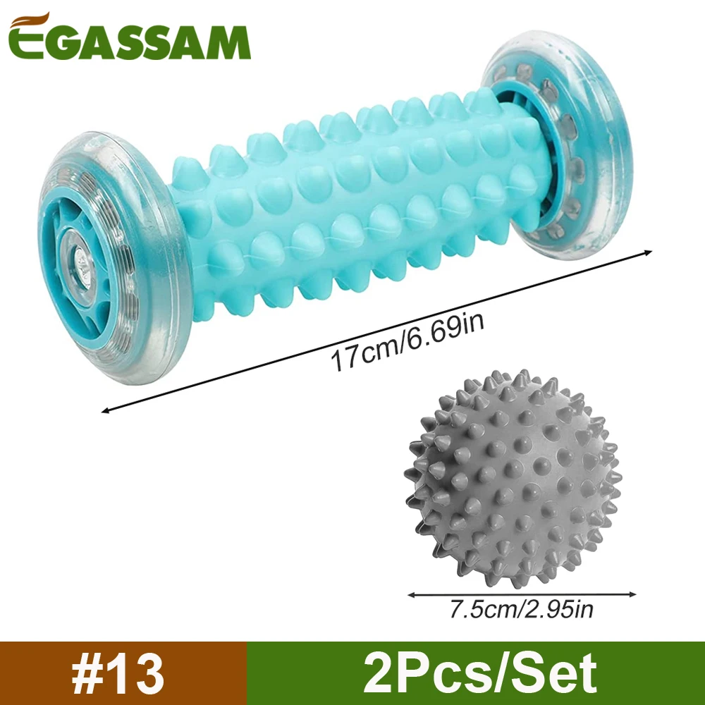 Massage Bal-Voet Pijn Therapie Kit-Plantaire Fasciitis, Hielspoor, Pijnlijke Spieren, Trigger Point - Back, Arm, Nek, Schouder, Been: green