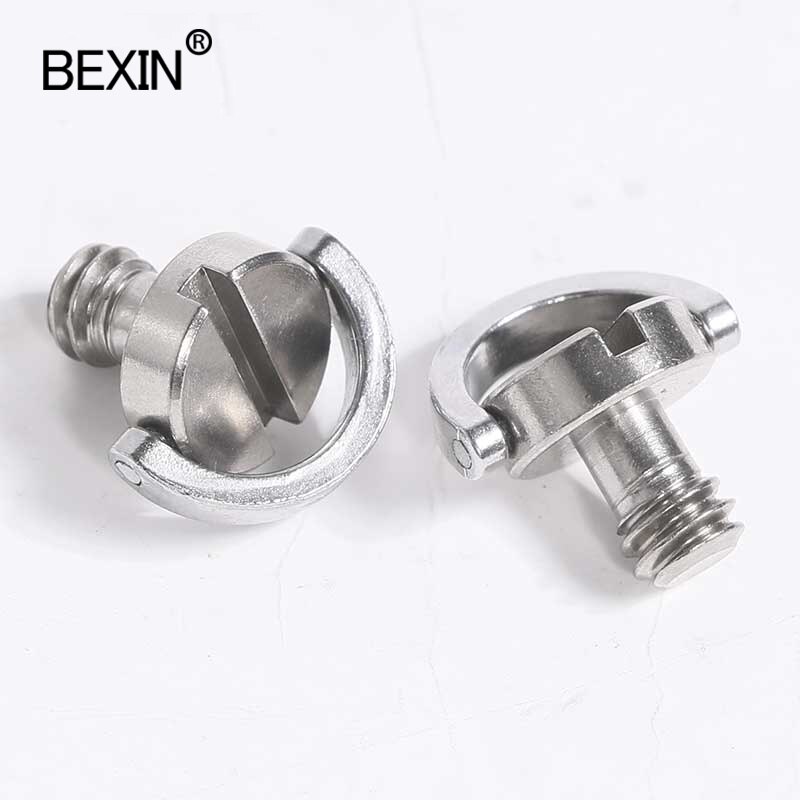 1/4 inch camera schroef d-ring adapter montage schroef snelkoppelingsplaat schroef voor digitale camera statief monopod kop klem