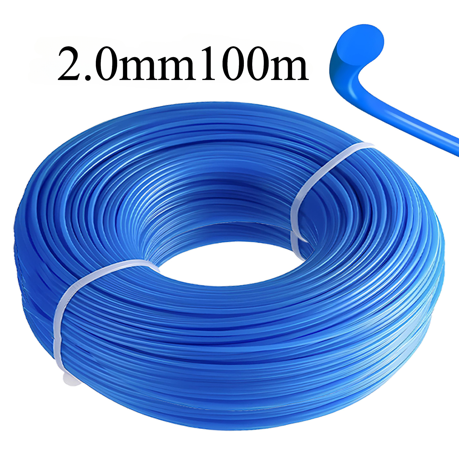 100 m Nylon Freischneider Strimmer Trimmer Linie Kabel Draht 2,7/3,0/4,0mm DIA Für STIHL Nylon Rasenmäher linie Garten Power Werkzeug Teile: Grey
