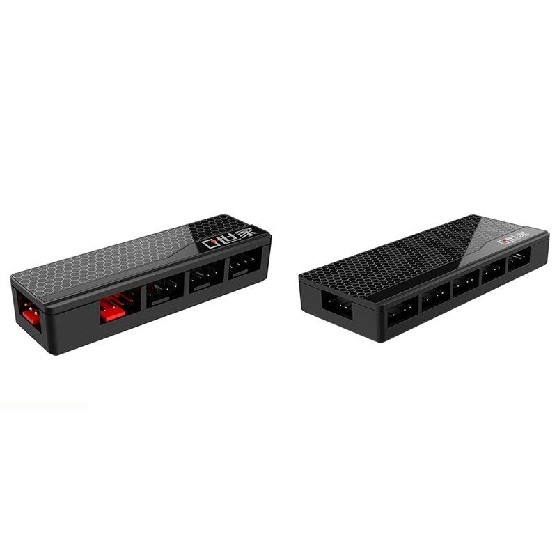 PH-PWM110B 4Pin PWM Fan Hub SATA Power Supply CPU Splitter Adapter Magnet Adsorptio