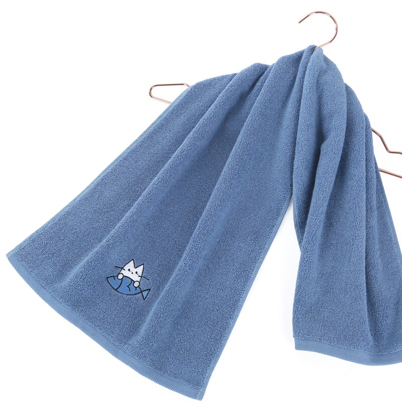 Sports Towel Sweat-Absorbent Lengthened Pure Cotton Face Washing Home plus Size Long Bath Towel Gym Quick-Drying Running: Burgundy