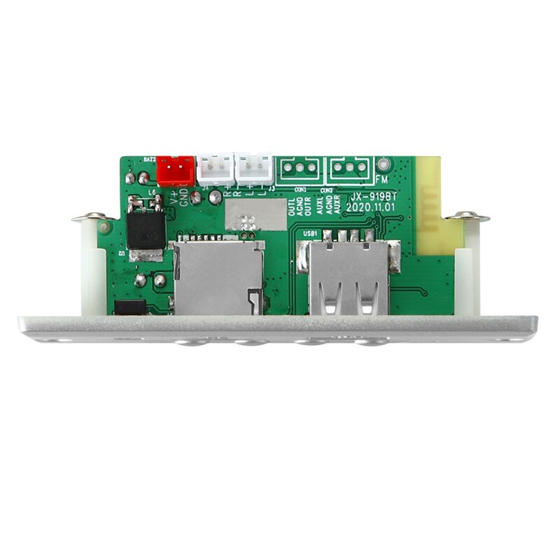 Carte décodeur de lecteur Mp3 avec amplificateur 2x25w, 6V-12V, Bluetooth 5.0, Module Radio Fm pour voiture, Support Tf Usb Aux