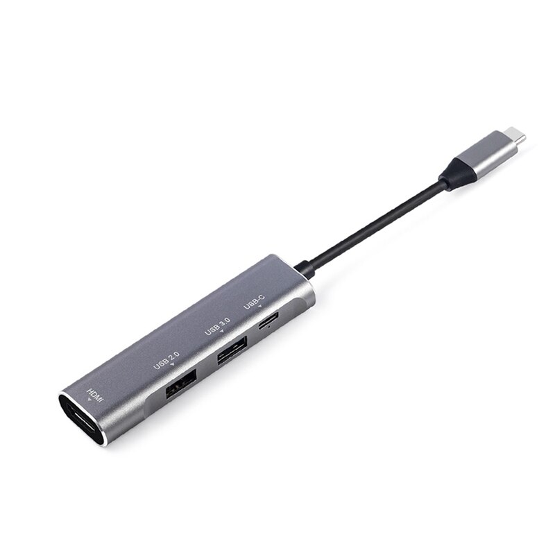 4 in 1 Hub USB3.1 a HDMI/USB3.0/PD Adattatore per Nintendo Tipo C HUB per Huawei P20 compagno di 20 Pro