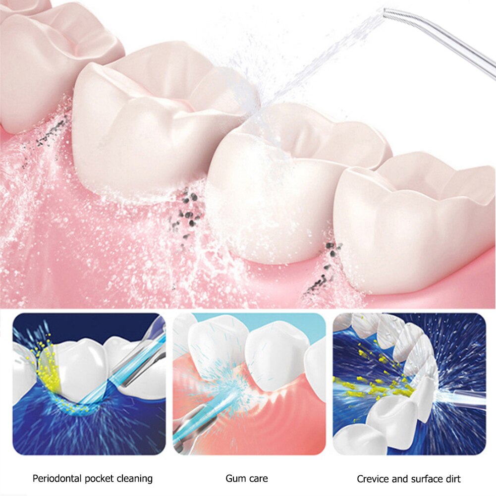 Irrigatore orale portatile acqua Flosser dentale getto d'acqua spazzolino da denti Pick irrigatore dentale denti dentali detergente igiene orale