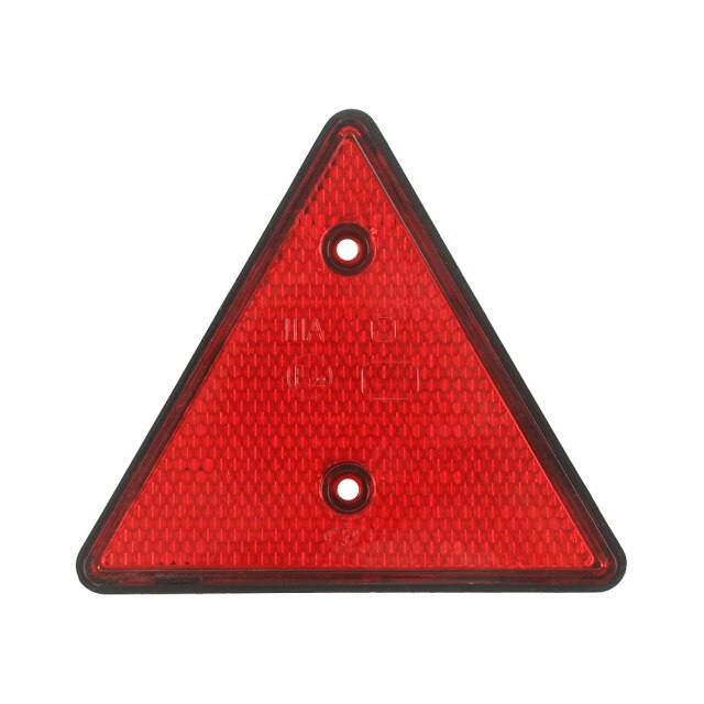 2 Pcs Triangle Warning Reflector Stop Warning Sign Reflective Safety Sign Board Truck Plate Red Rear Light Safety Reflective: Default Title
