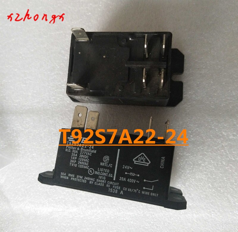 T92S7A22-240 T92S7A22-24 T92S7A22-120 375 P 3PDT EN60947-4- Power Relay