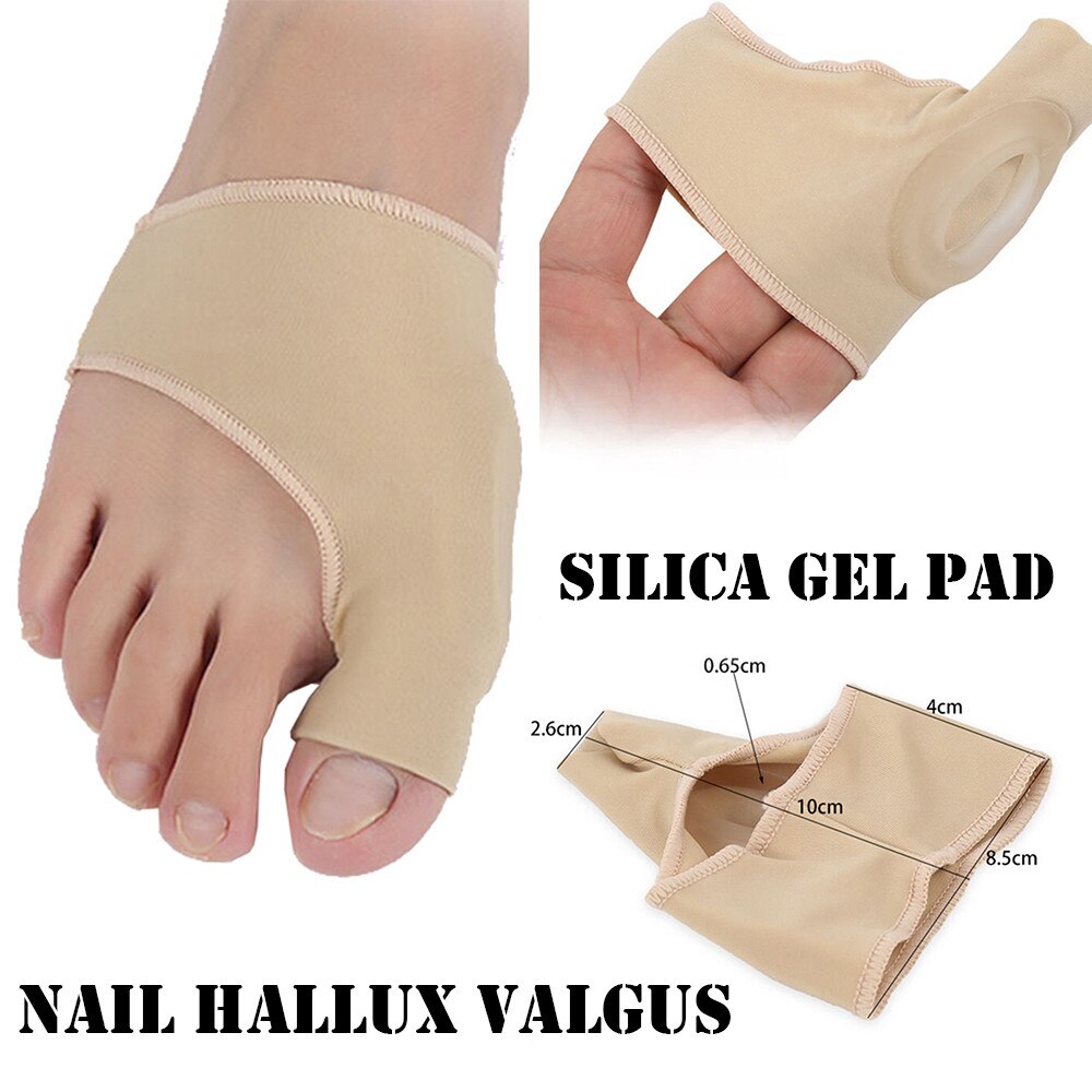 Nylon storetå separator spreder letter fod smerter fod hallux valgus korrektion vagt pude concealer tommelfinger 1 par  #45
