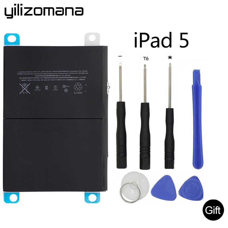 YILIZOMANA Original Replacement Battery For iPad Air battery 8827mAh Li-ion Internal for ipad 5 Air A1484 A1474 1475 with Tools