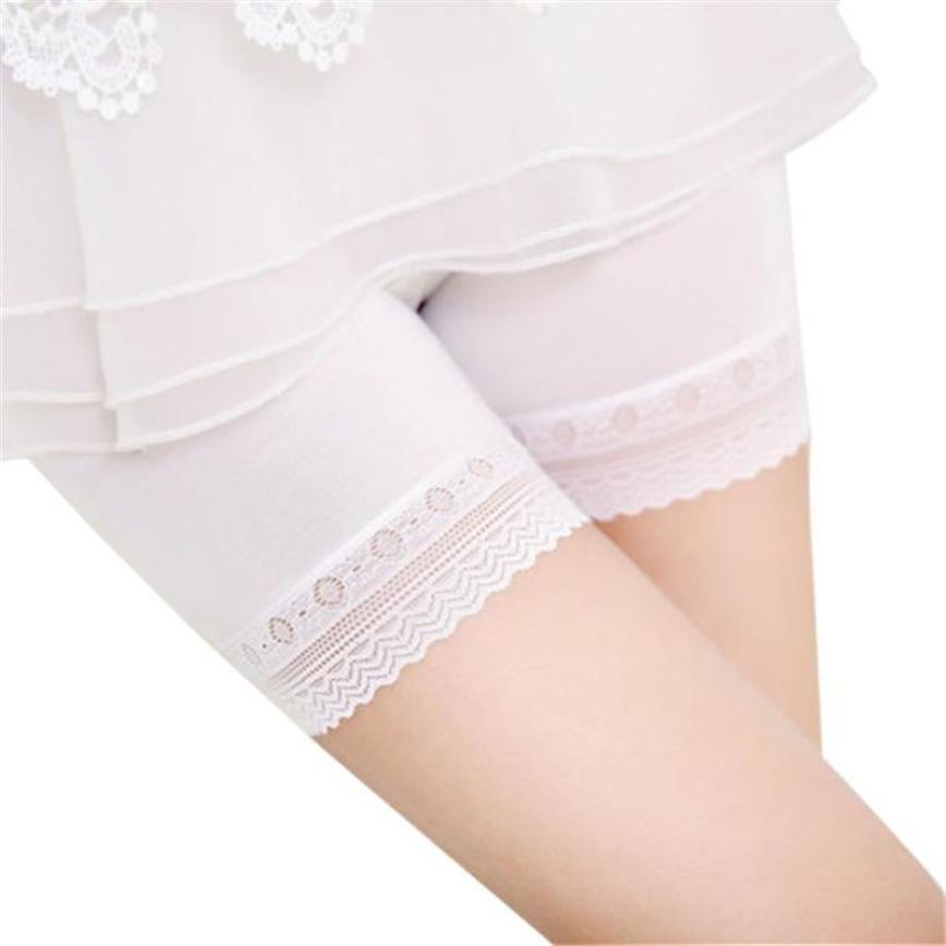 mujer encaje faldas con capas Falda corta debajo de los pantalones de seguridad ropa interior pantalones cortos **