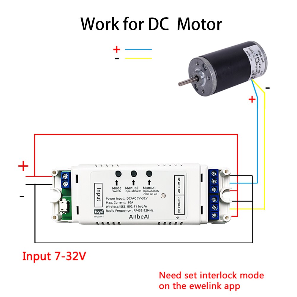 2CH Tuya Wireless Switch,WiFi Switch Module,Smart life APP,Remote Control,DIY Smart Home,2Gang Relay,work with Alexa Google Home