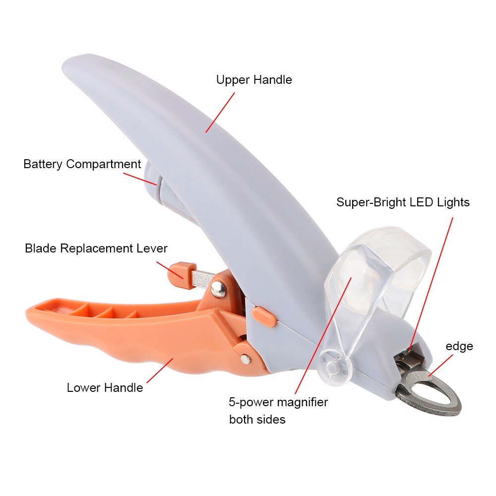 Koiran kynsisakset led valolla lemmikkieläinten kynsileikkurit leikkurit trimmaus sähkökynsisakset kynsisakset kissan koiran tuotteet
