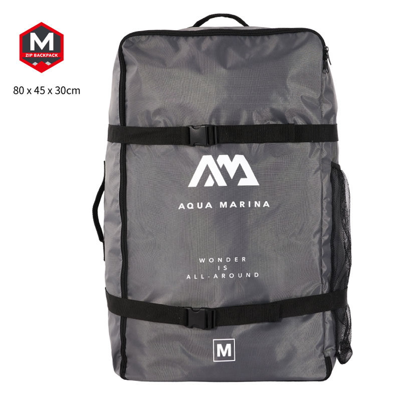 inflatable kayak bag size S M zip Backpack Shoulder Bag padded strap zipper SUP surfboard accessory surf Board Outdoor Storage: Burgundy