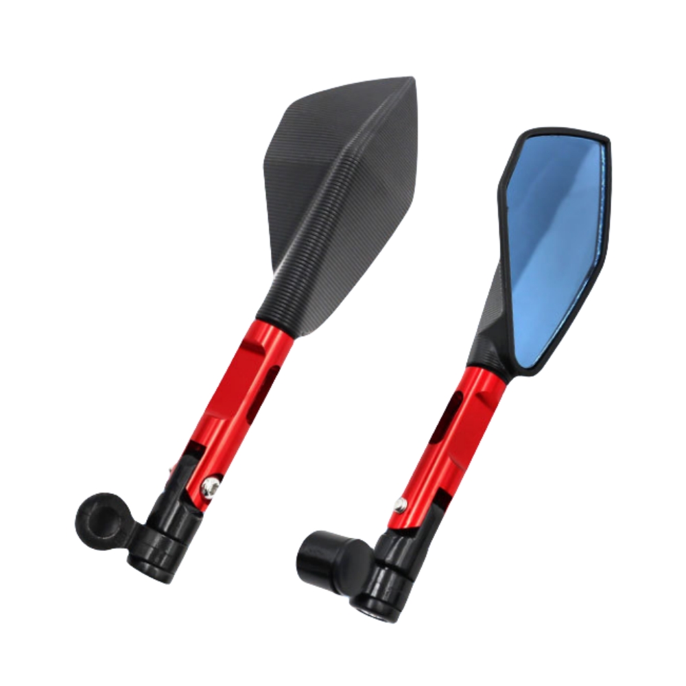 Espelho retrovisor cnc modificado para motocicleta, espelho retrovisor para carro de rua, scooter, acessórios universais