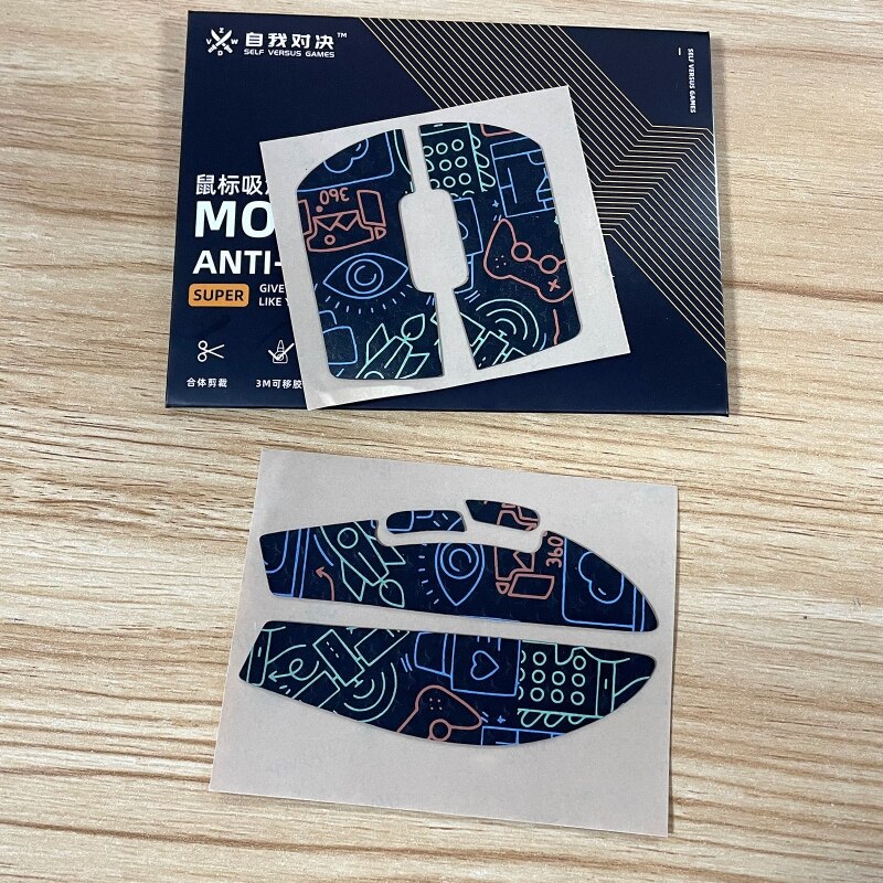 R9ja mouse skin anti-slip elastics refined side grips for logitech g pro x superlight