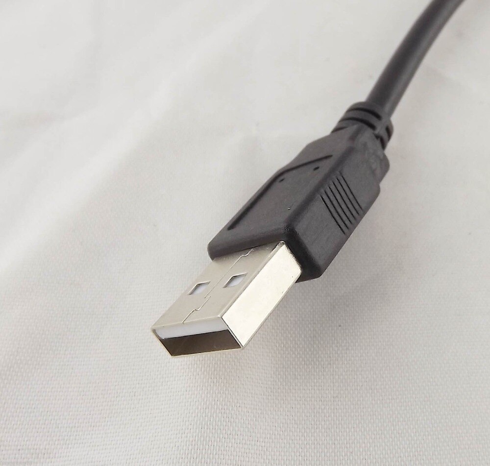 1pcs High Speed USB 2.0 Type A Male To USB 2.0 Male Data Extension Adapter Cable 30cm Black