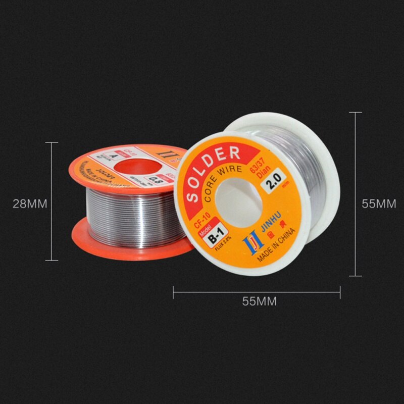 AMAOE Rosin Core Solder Wire 50g High Purity Sn63% Pb37% 183°C Melting