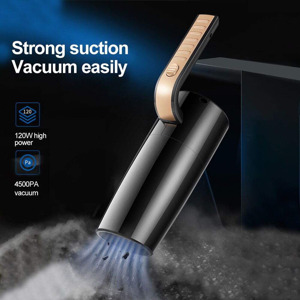 120W 12V 4500PA High Suction Car Vacuum Cleaner Portable Handheld Vacuum Cleaner Wet Dry Dual-use Vaccum Cleaner for Car Home
