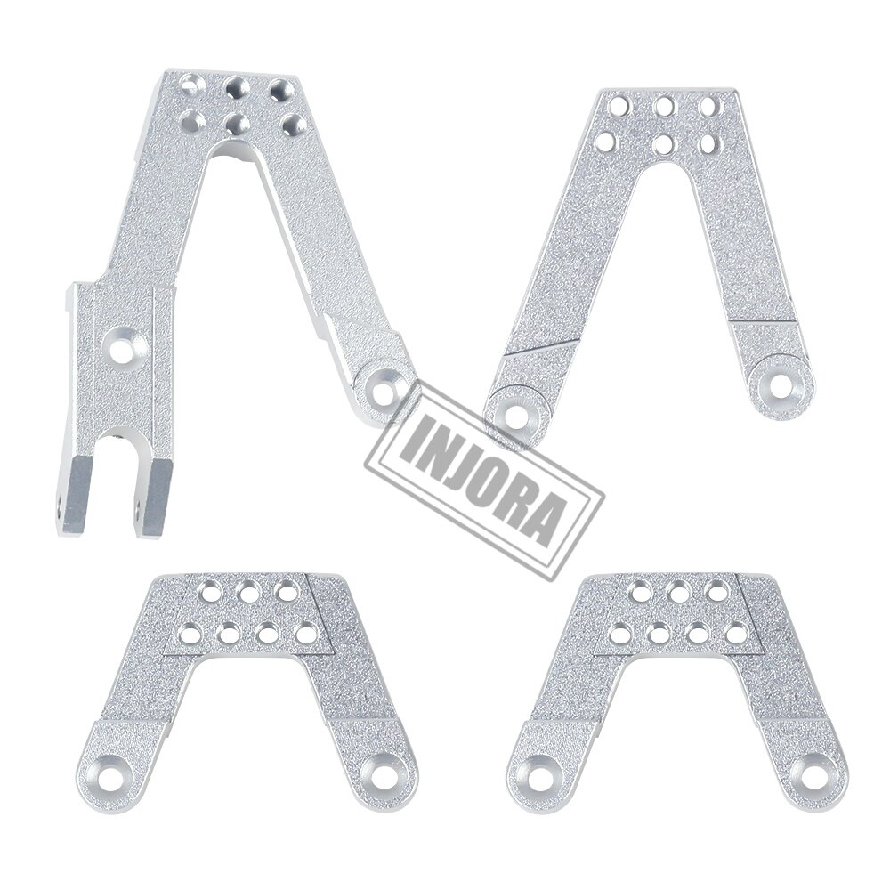 INJORA 313mm 12,3 "distancia entre ejes caja de cambios Prefixal Marco de Metal para 1/10 RC orugas coche Axial SCX10 y SCX10 II 90046: Shock Mount