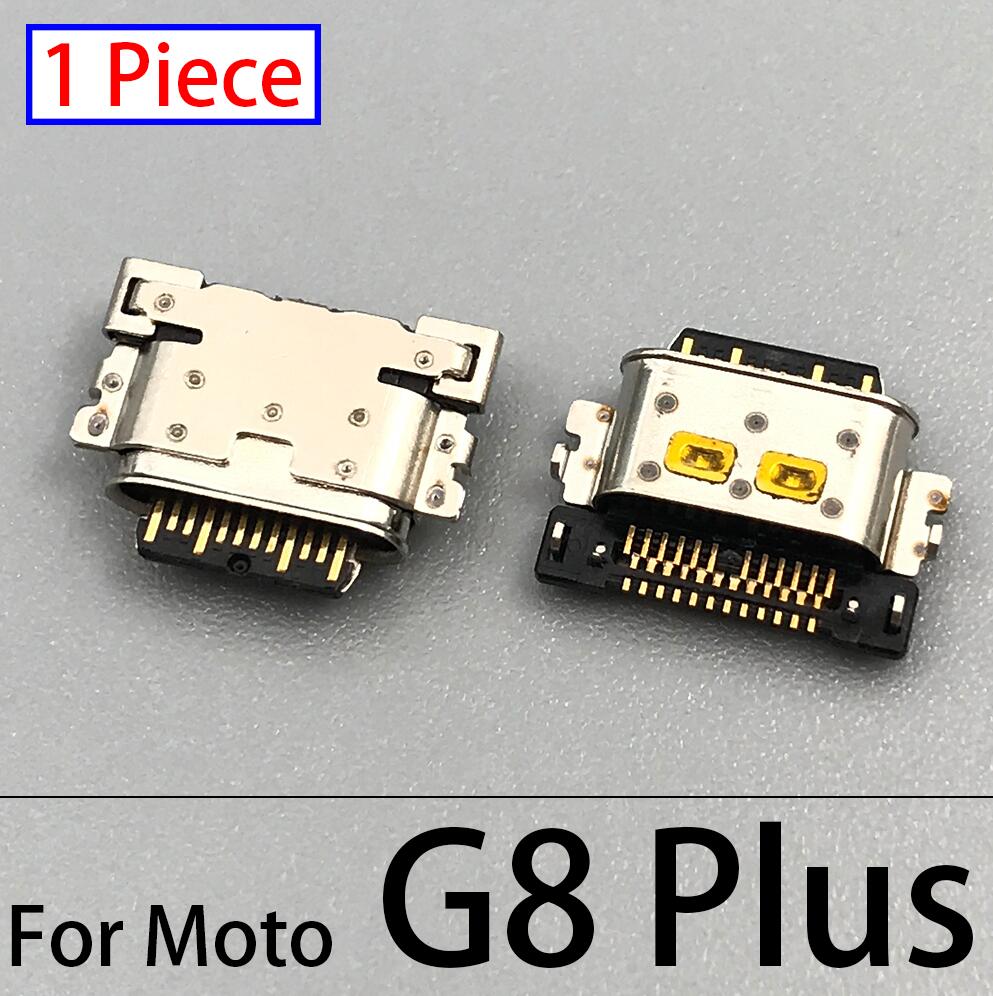 Conector de cargador USB tipo C, Conector de puerto de carga de datos para Motorola Moto G3 G4 G5 G5S G5S G6 G7 Plus G8 Power Play: Moto G8 plus