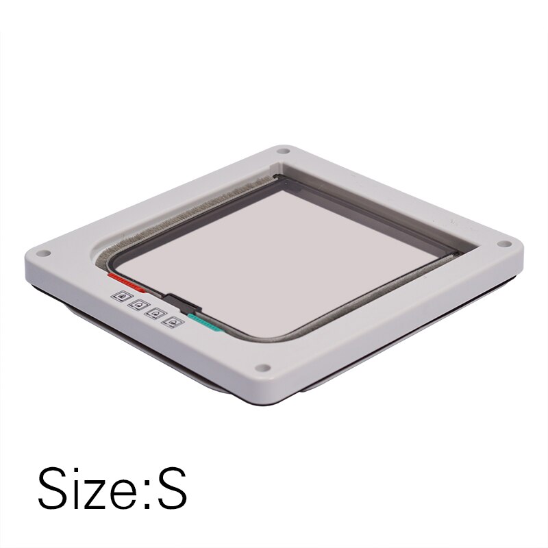 Intelligente Controle 4 Manier Veilig Kat Gate Deuren Abs Dier Kleine Pet Kat Hond Deur Dierbenodigdheden Flap Deur Huisdier kitten Deur Benodigdheden