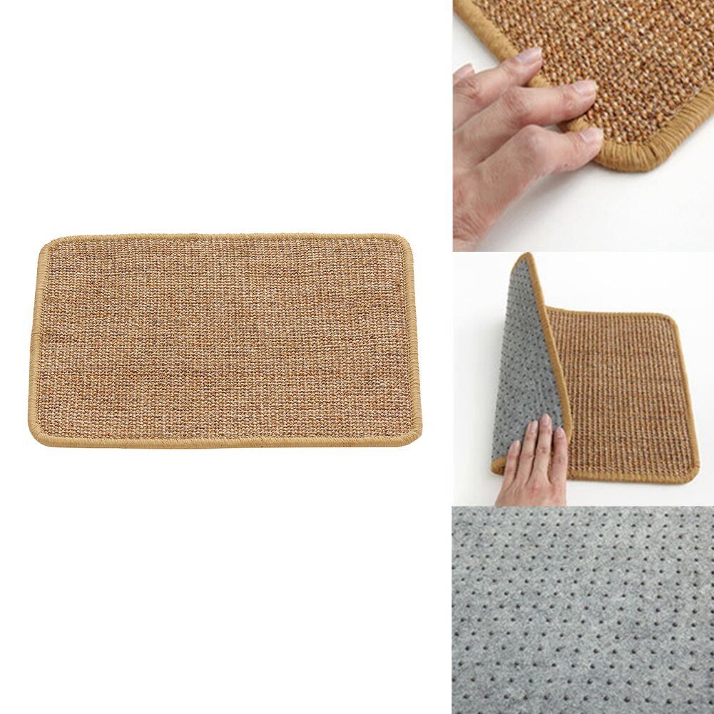 Tablero rascador para gatos y gatitos, Sisal, tablero rascador para gato, poste de rascado, esterilla de juguete para refrigeración, Alfombra de cama, almohadilla protectora para muebles
