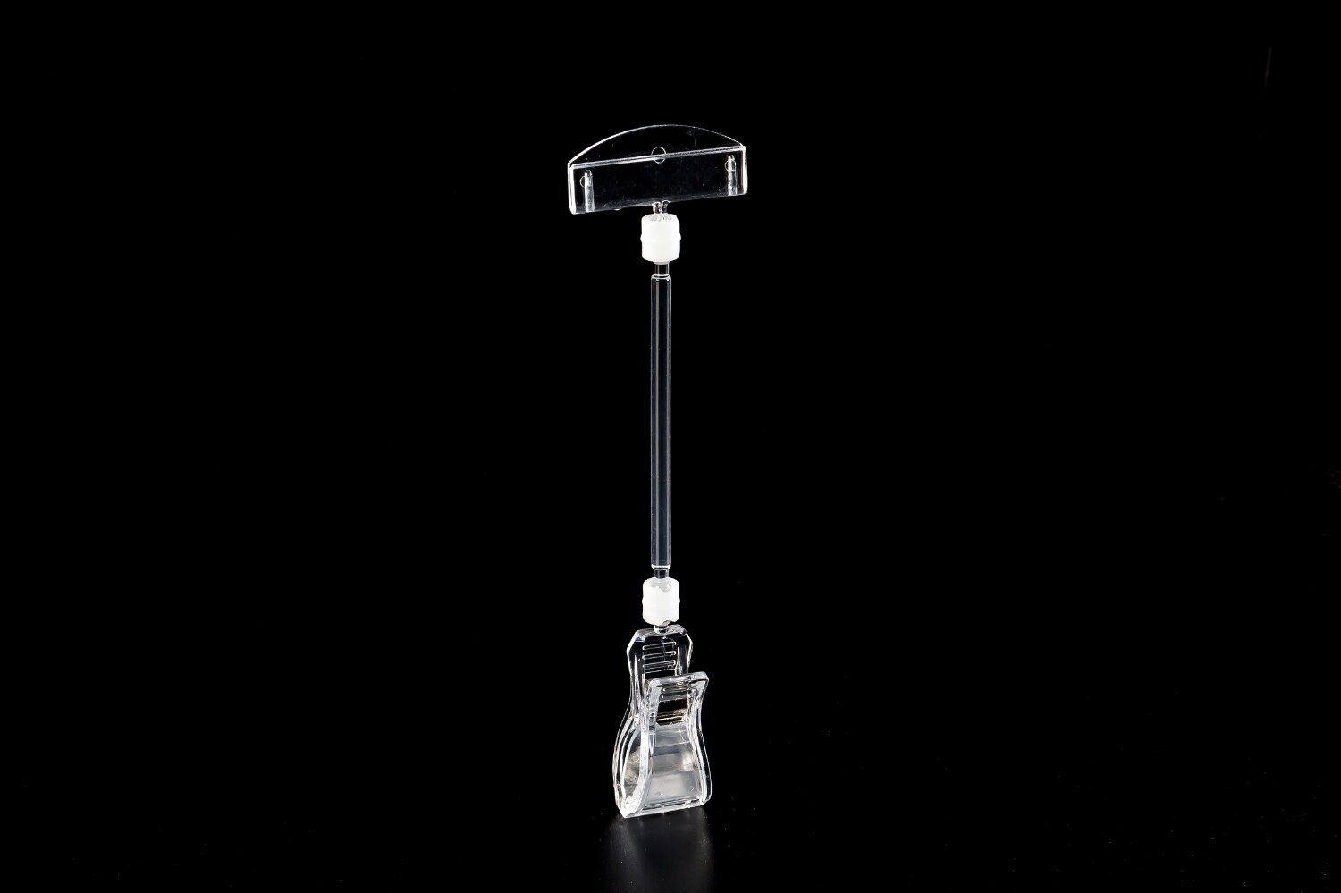 Pop Rotatie Clear Prijskaartje Houder Met Draaibare Clip: B18