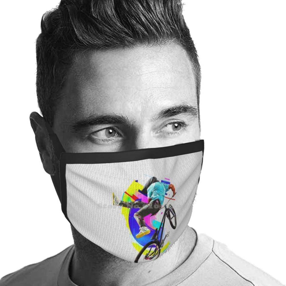 Bmx Men Women Child Girl Scarf Face Mask Bmx Bike Jump Cool Sport Ride Cycling Bicycle Cross Summer Boy Boys Man Collage