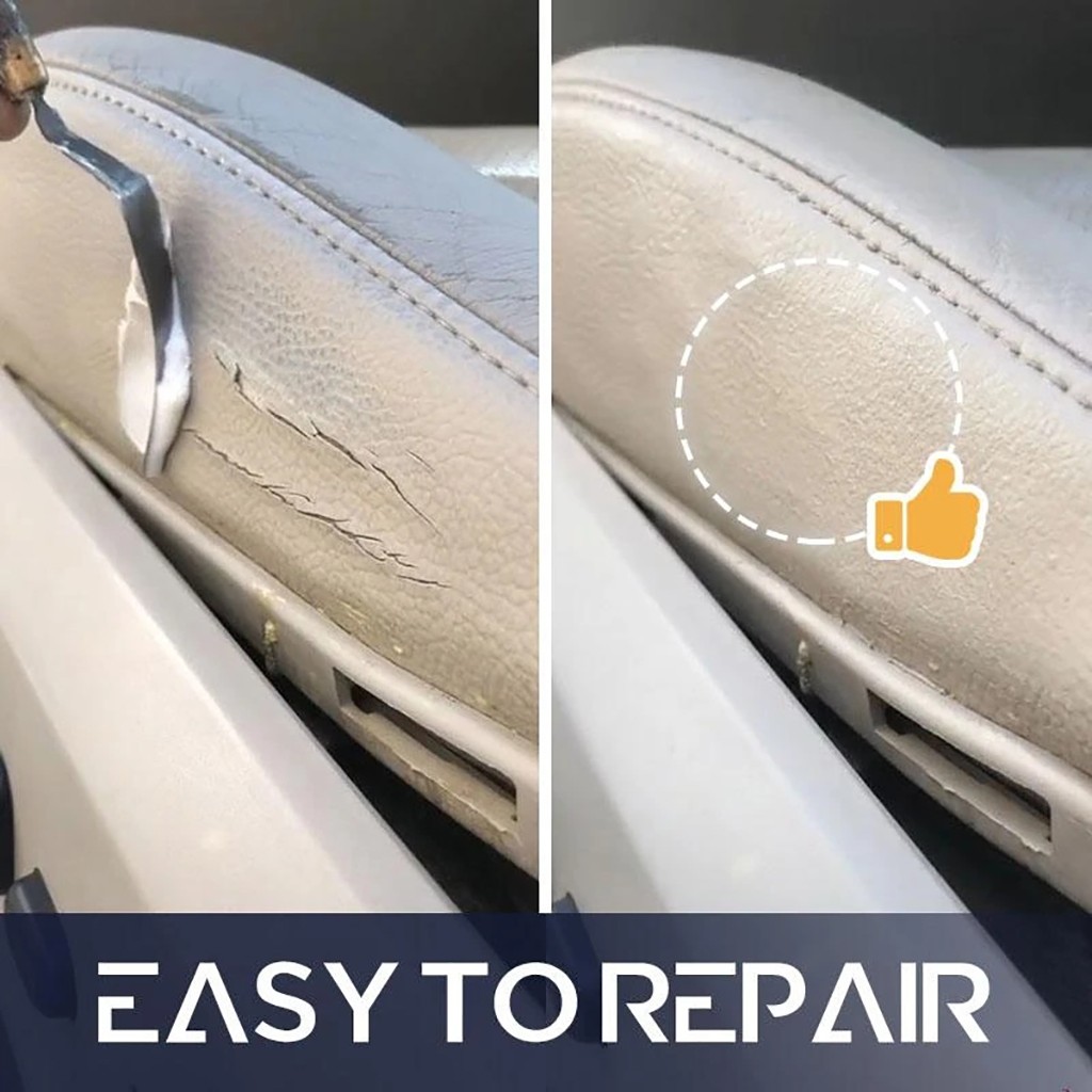 #40 Advanced Leather Repair Filler Cream Kit Car Seat Sofa Scratch Rip Scuffs Tool Remove Dust Sofas Coat Repair Leather Cleaner