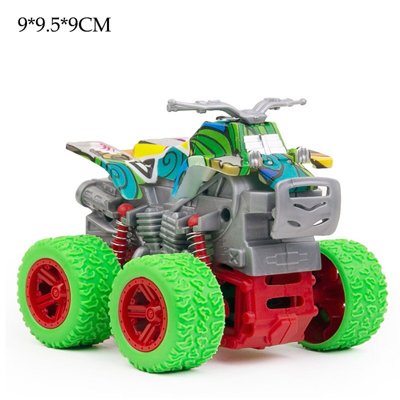 15 Styles Toys Car Mini Inertial Off Road Vehicle Pull Back Children Shock Plastic Friction Stunt Car For Kids Toys Car: 04