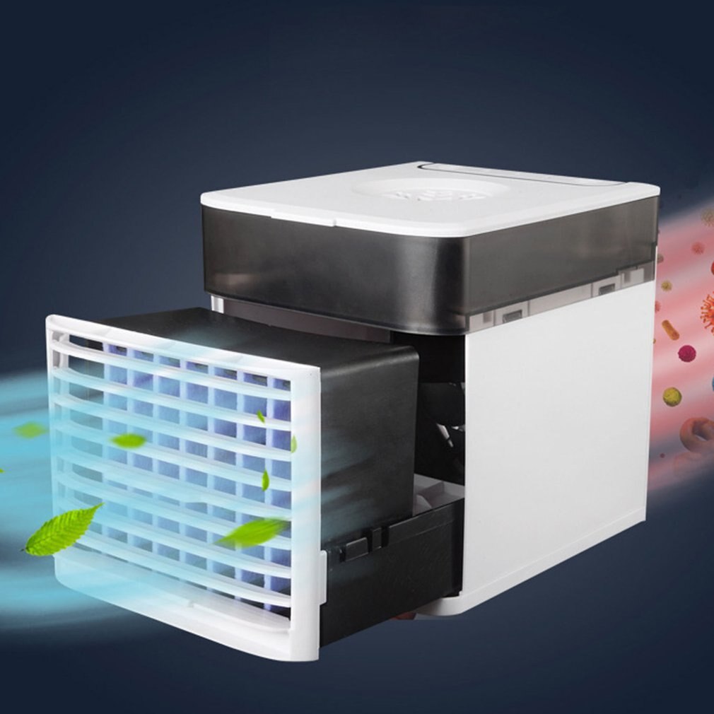 Mini Air Conditioner Air Cooler Fan 7 Colors Light USB Portable Air Conditioner Sterilization isinfection Air Cooling Fan