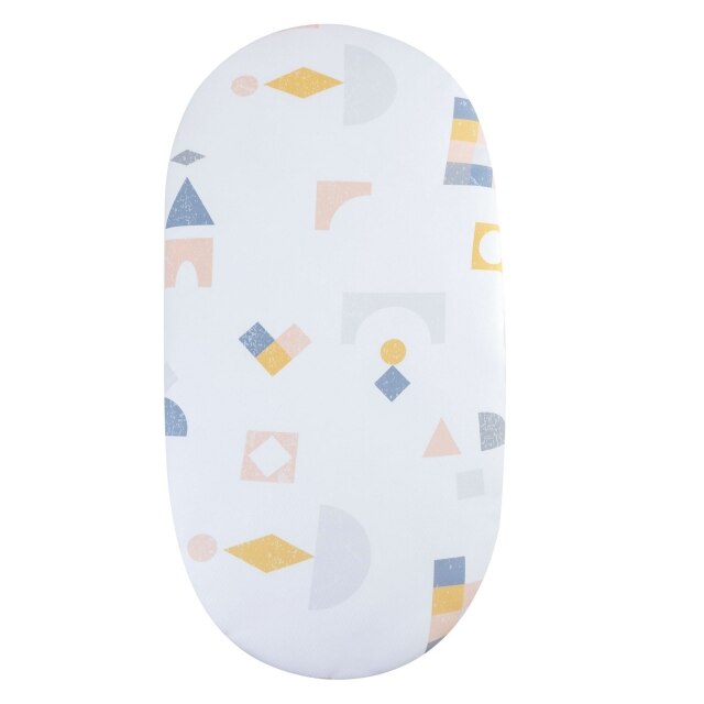 Bassinet lagen super stretch monteret vugge pasform lagner til bassinet pads/madras, til drenge piger, unisex, ultra blød 82*41cm