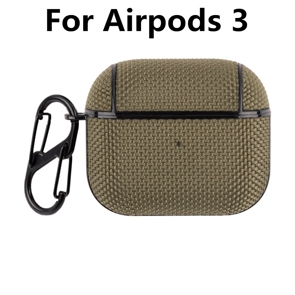 Dla AirPods 2 etui na słuchawki wodoodporne nylonowe etui ochronne na Apple Air Pods 2 1 3 pro Fundas bezprzewodowe etui z funkcją ładowania: 06-For Airpods 3